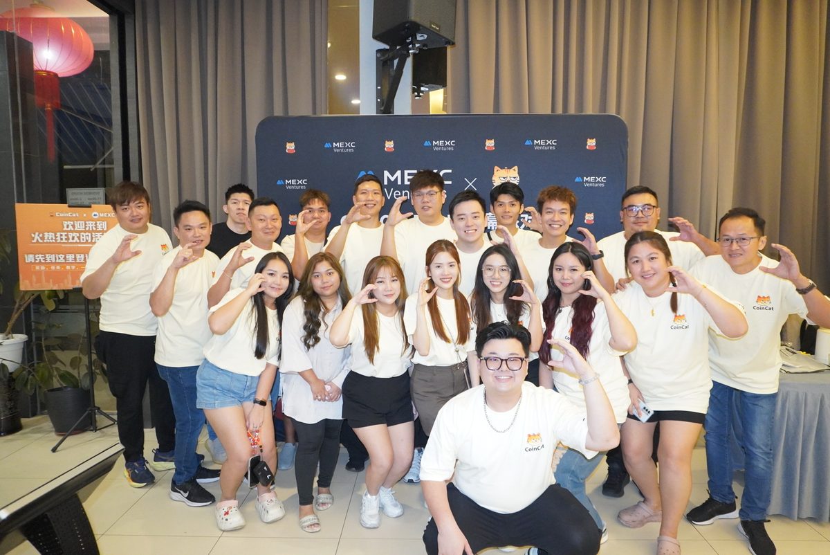 CoinCat event team group photo