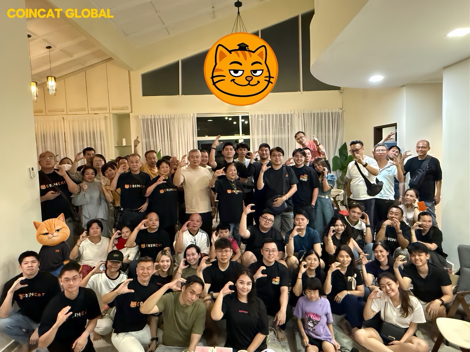 CoinCat Global community group photo